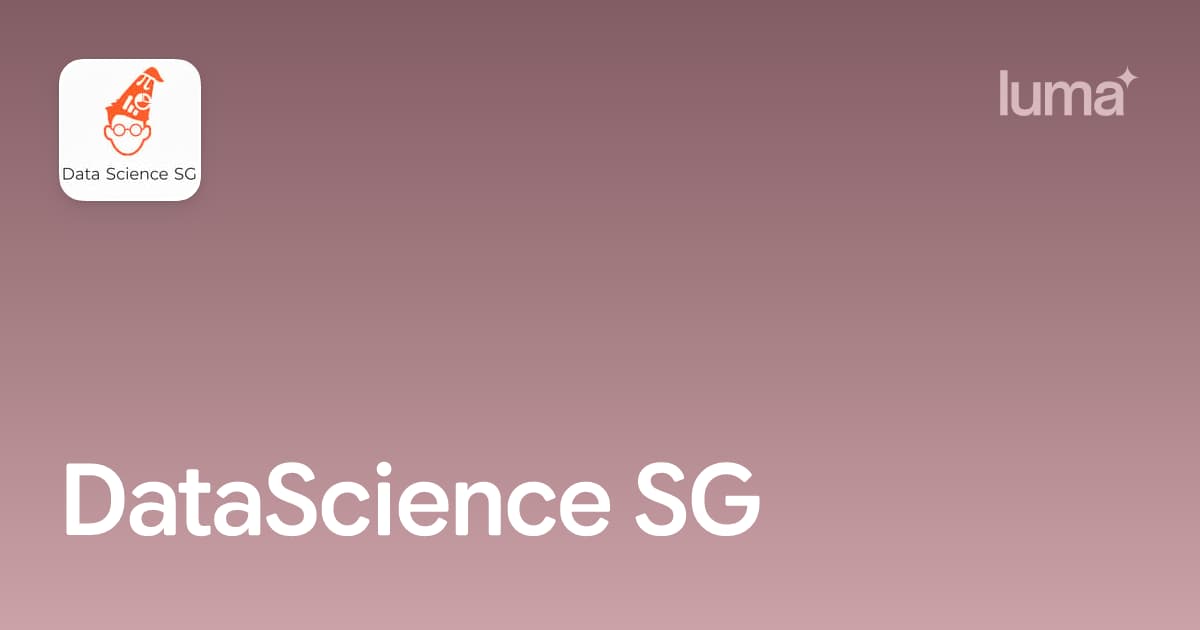 DataScience SG official community preview